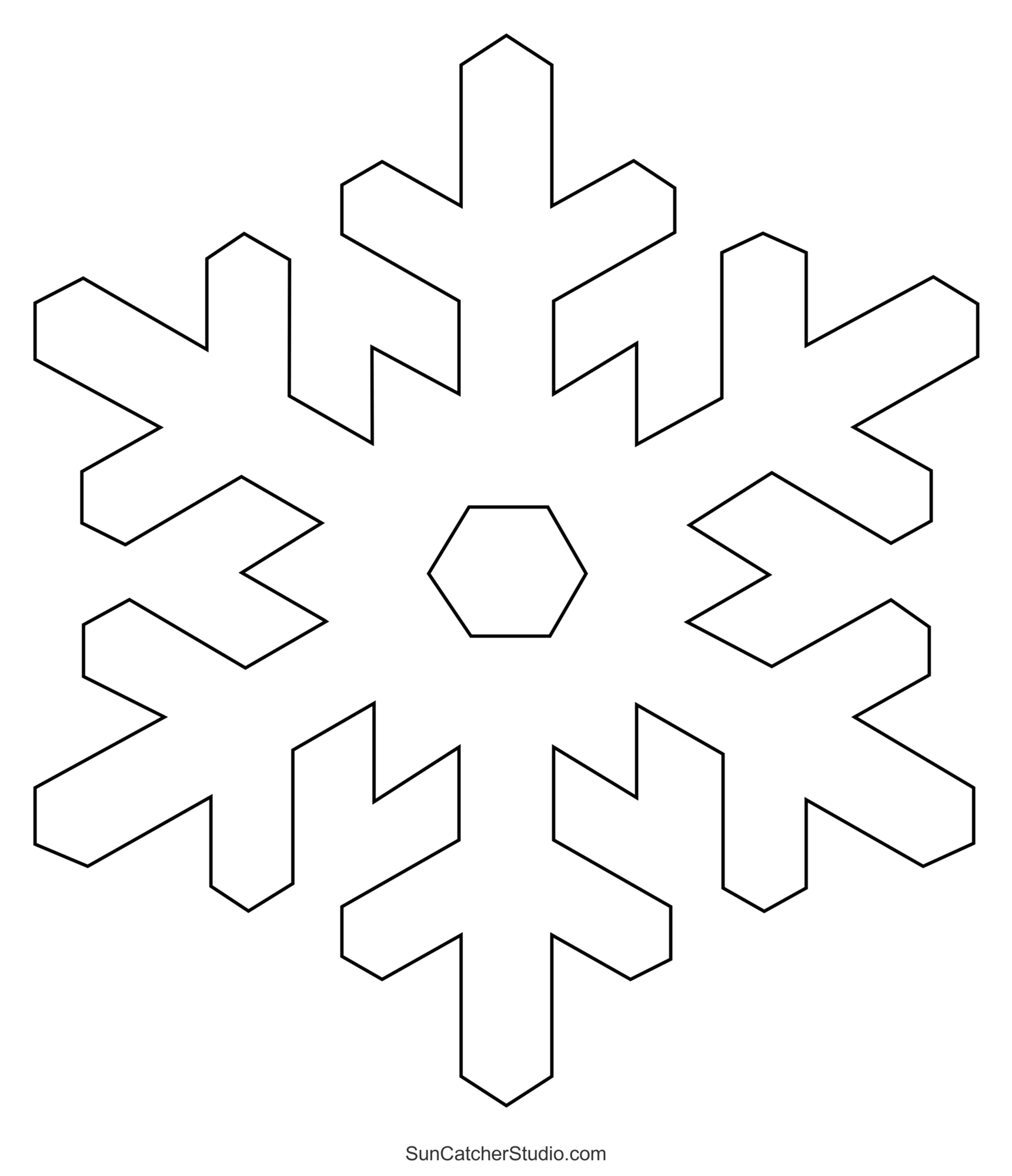 printable snowflake template printable snowflake template