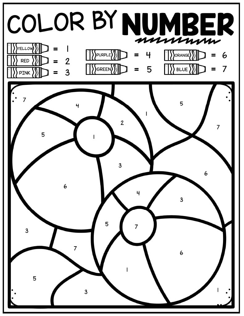 color by number printable free color by number printable free