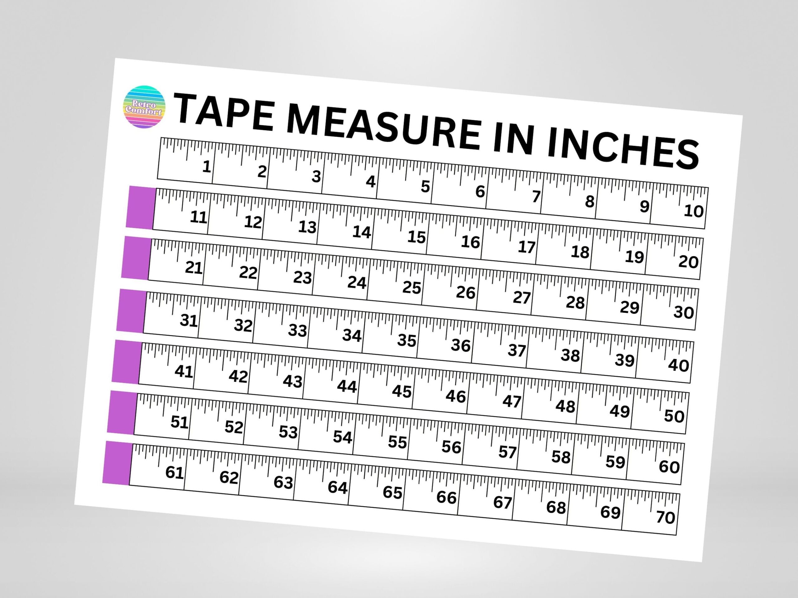 Tape Measure Printable Instant Download Digital Download Measuring Tape Etsy Tape Measure Printable Instant Download Digital Download Measuring Tape Etsy