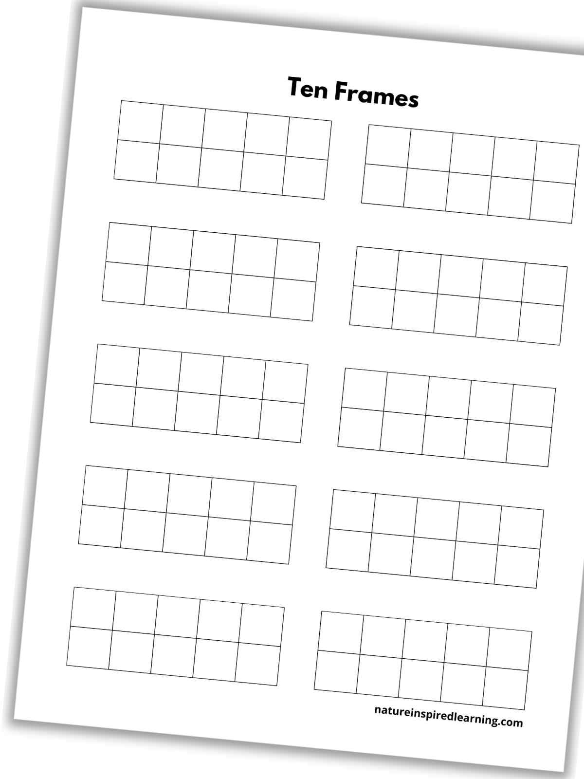 Ten Frames Nature Inspired Learning Ten Frames Nature Inspired Learning