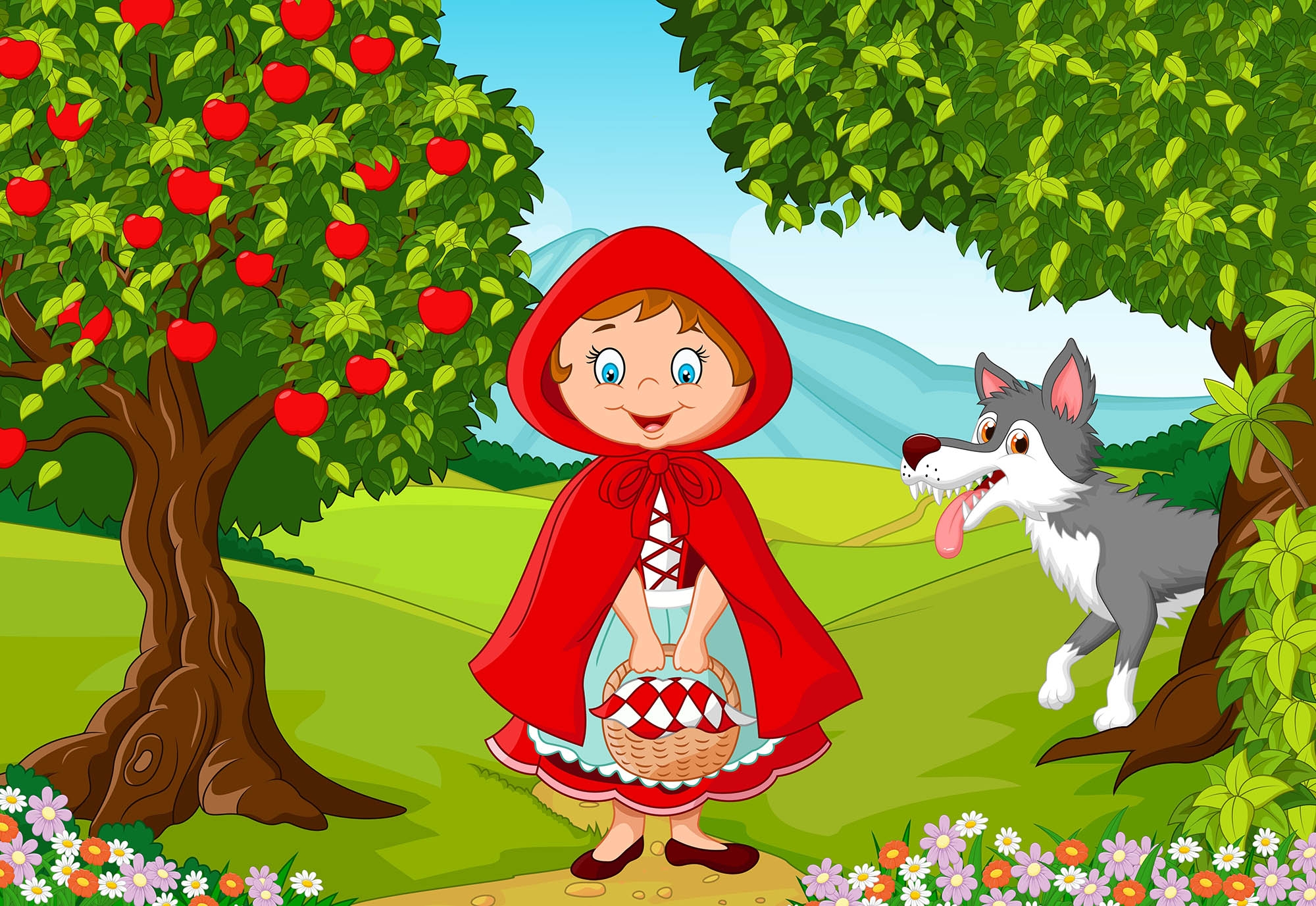 red riding hood printable story red riding hood printable story