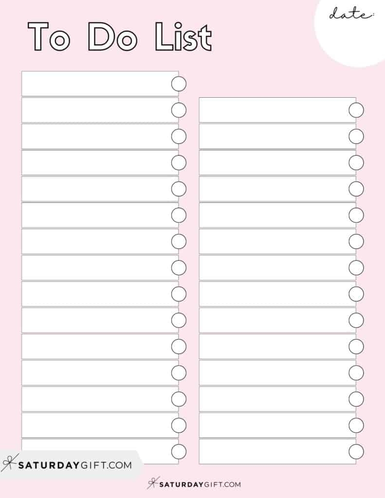printable task list printable task list