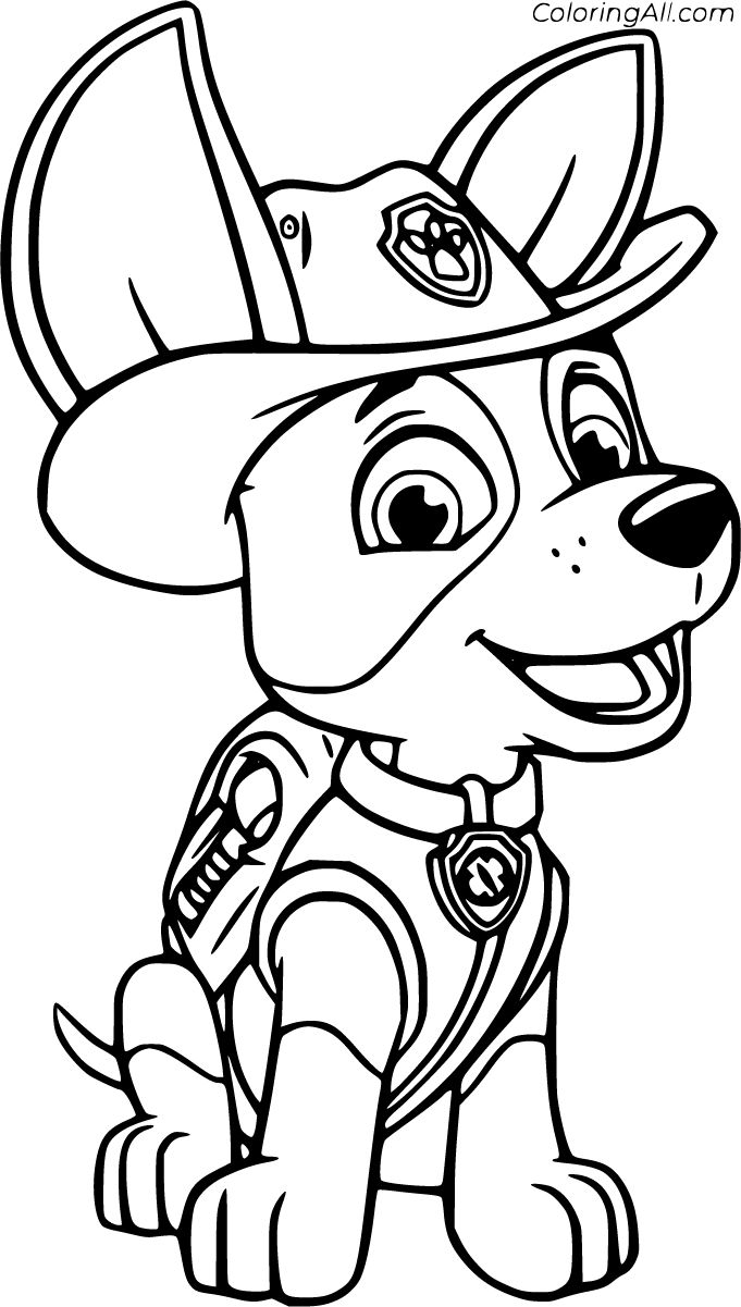paw patrol printable colouring