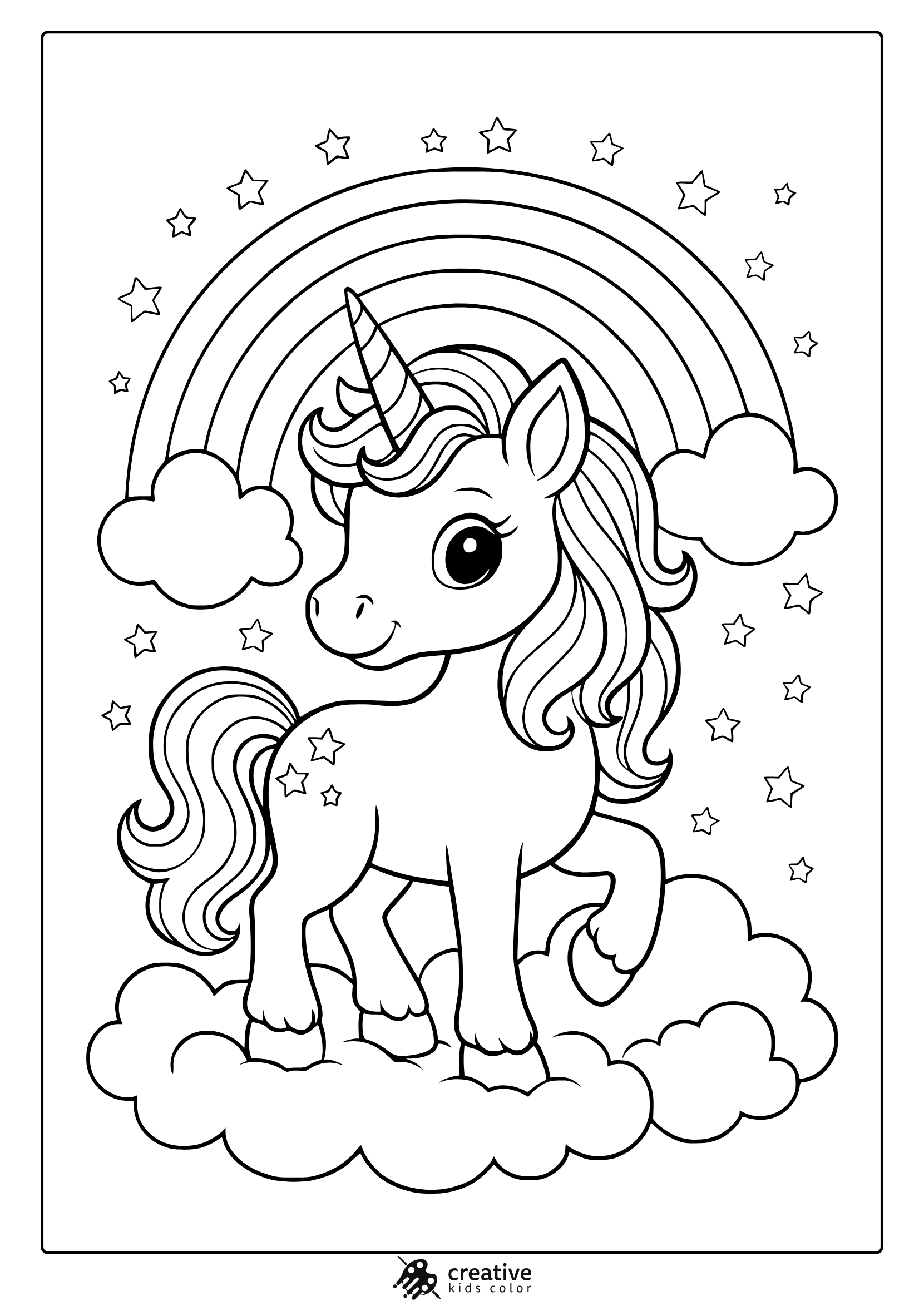 Unicorn Coloring Pages 55 Easy And Free Printable PDF  Unicorn Coloring Pages 55 Easy And Free Printable PDF