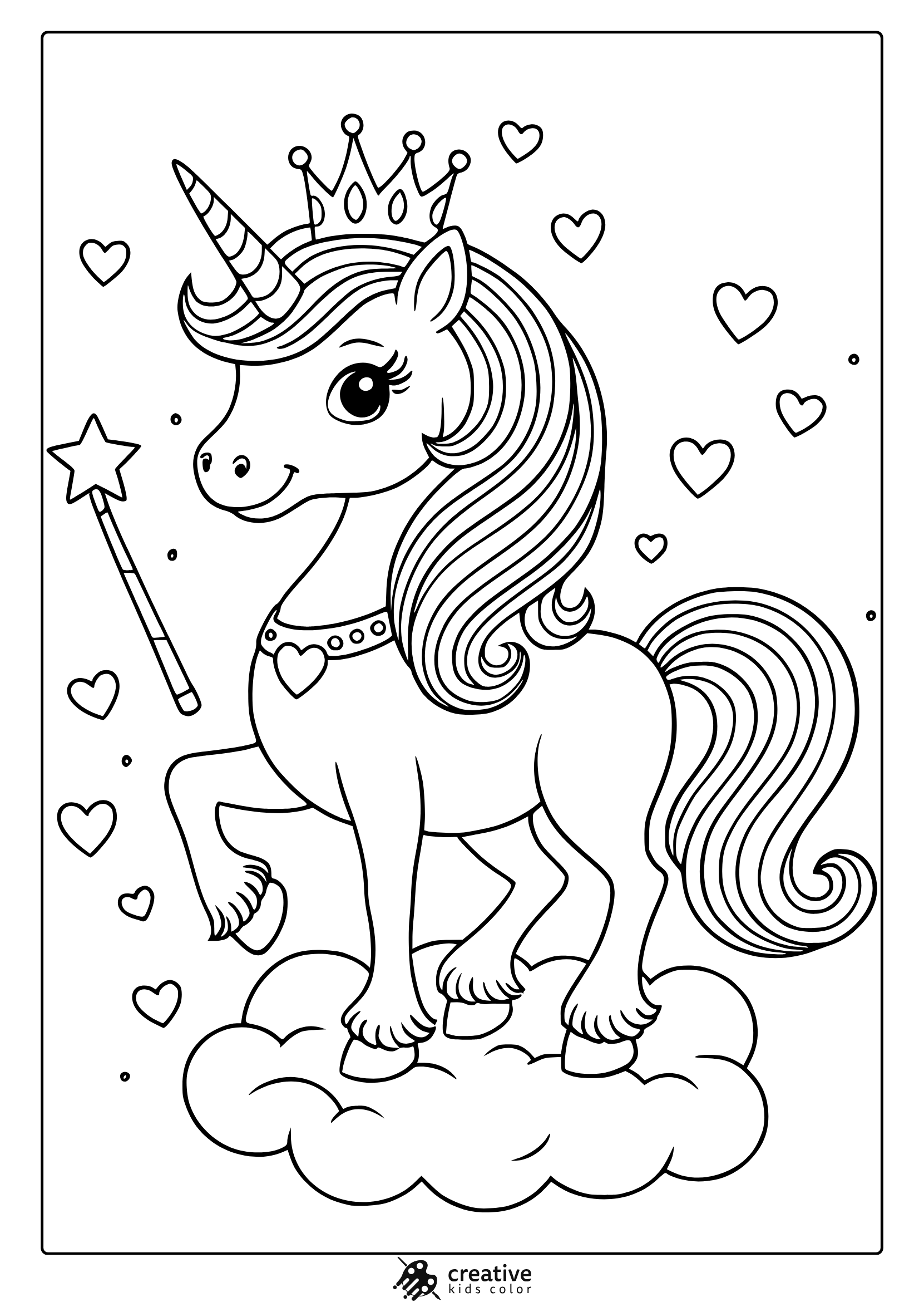 Unicorn Coloring Pages 55 Easy And Free Printable PDF  Unicorn Coloring Pages 55 Easy And Free Printable PDF