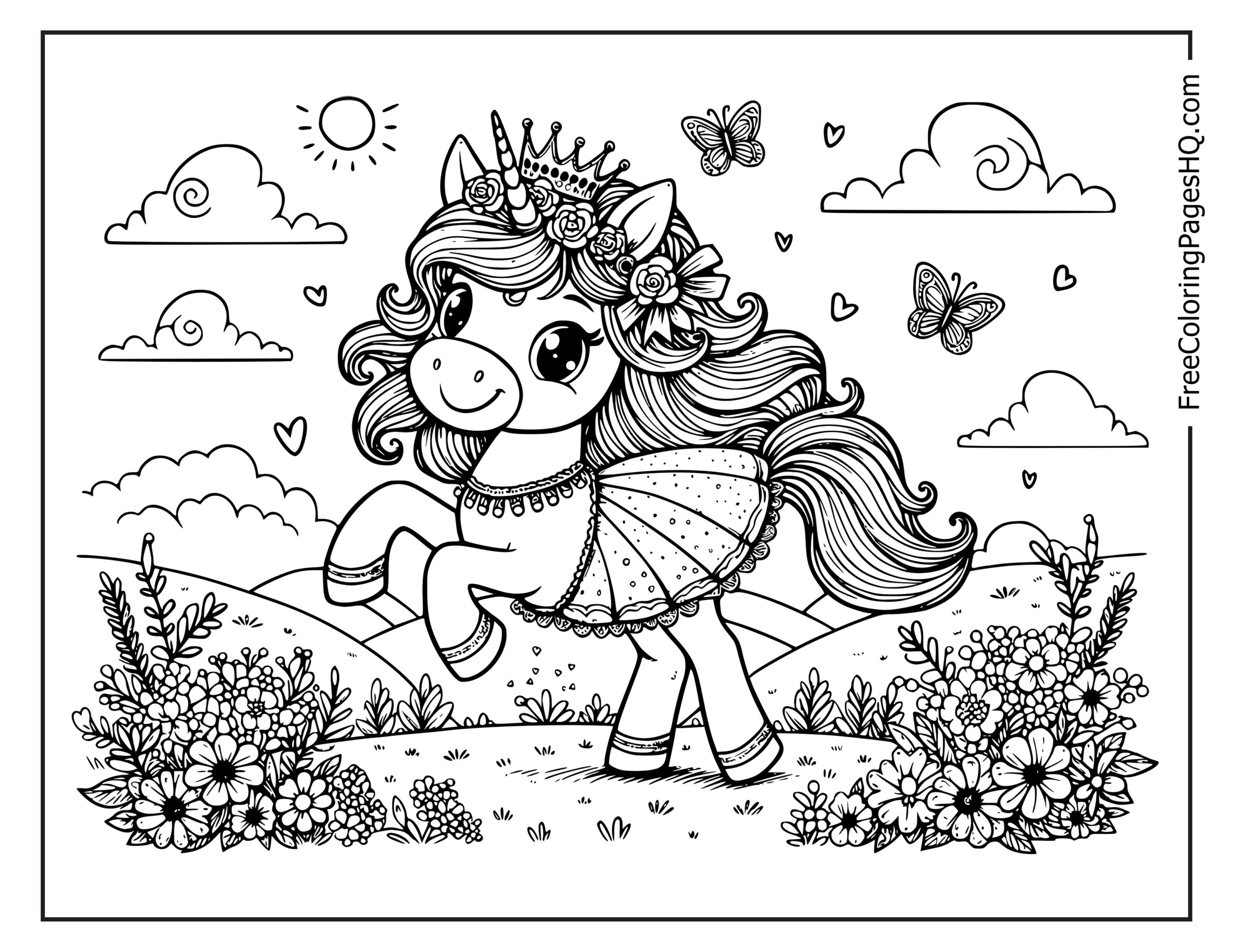Unicorn Coloring Pages For Kids 59 Free Printable Fun And Magical Sheets To Download Printable Free Coloring Pages For Kids And Adults