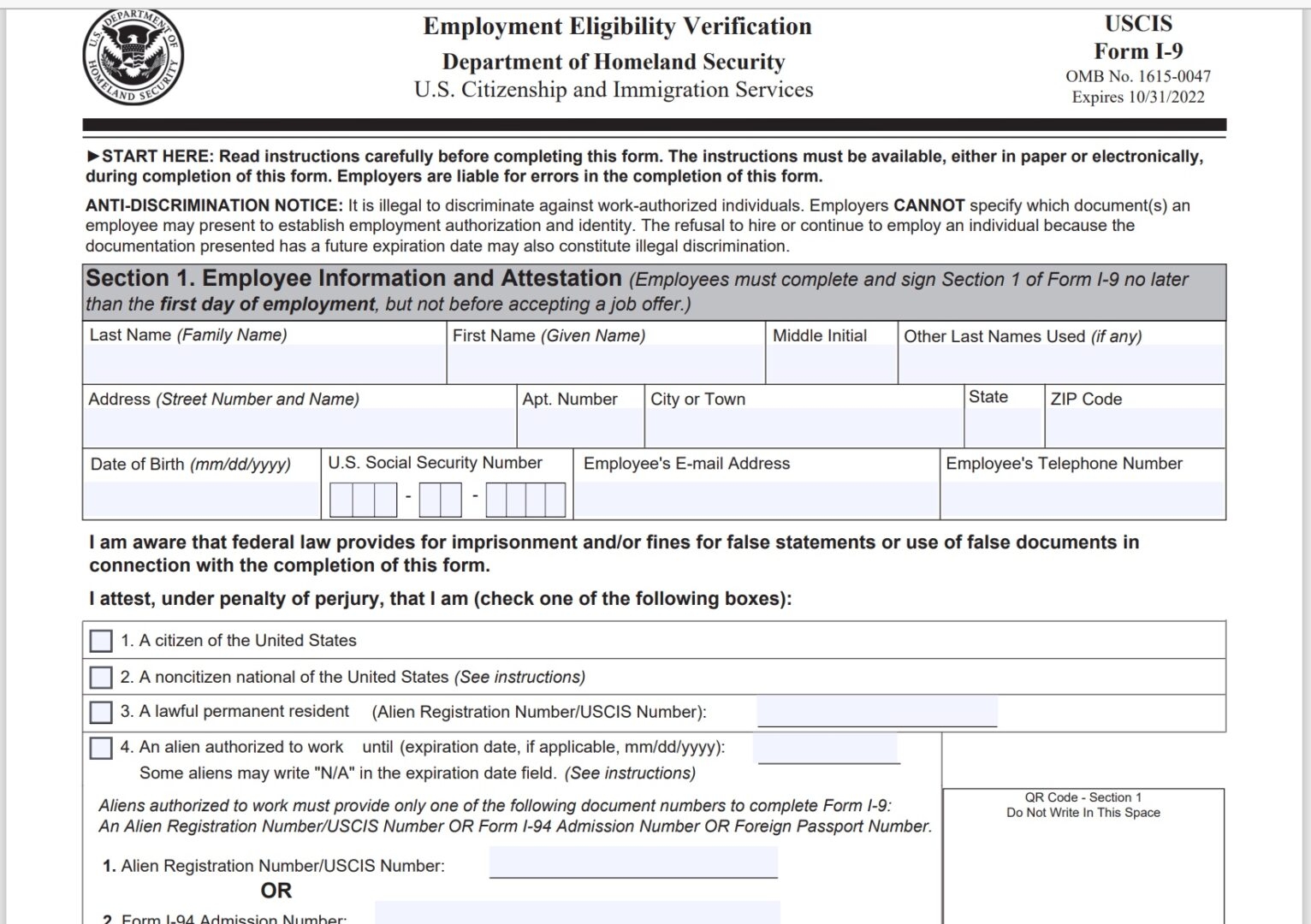 We Know What The New I 9 Form Looks Like And How It May Affect Your Future  We Know What The New I 9 Form Looks Like And How It May Affect Your Future