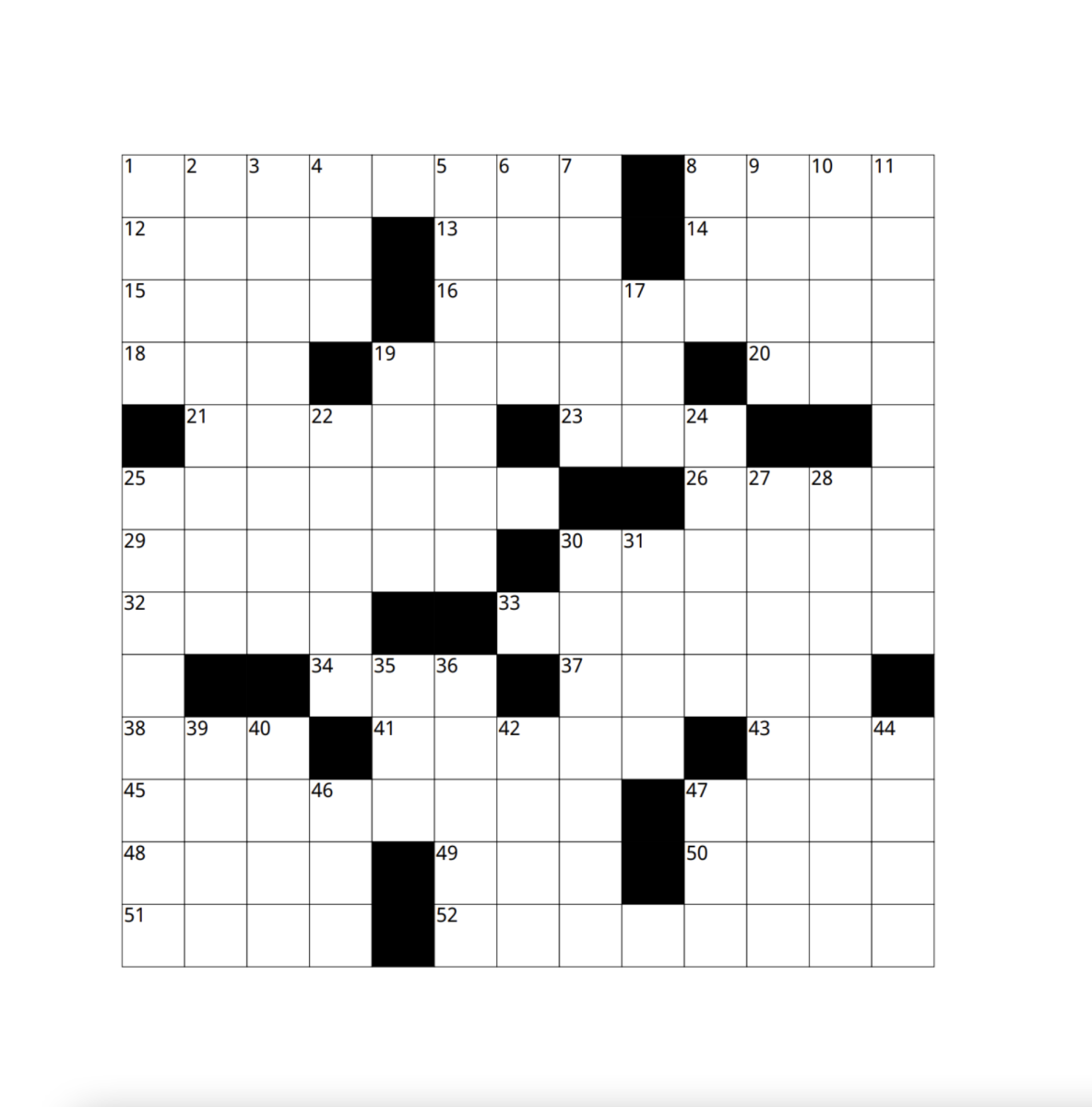 Weekly Crossword The Oberlin Review Weekly Crossword The Oberlin Review