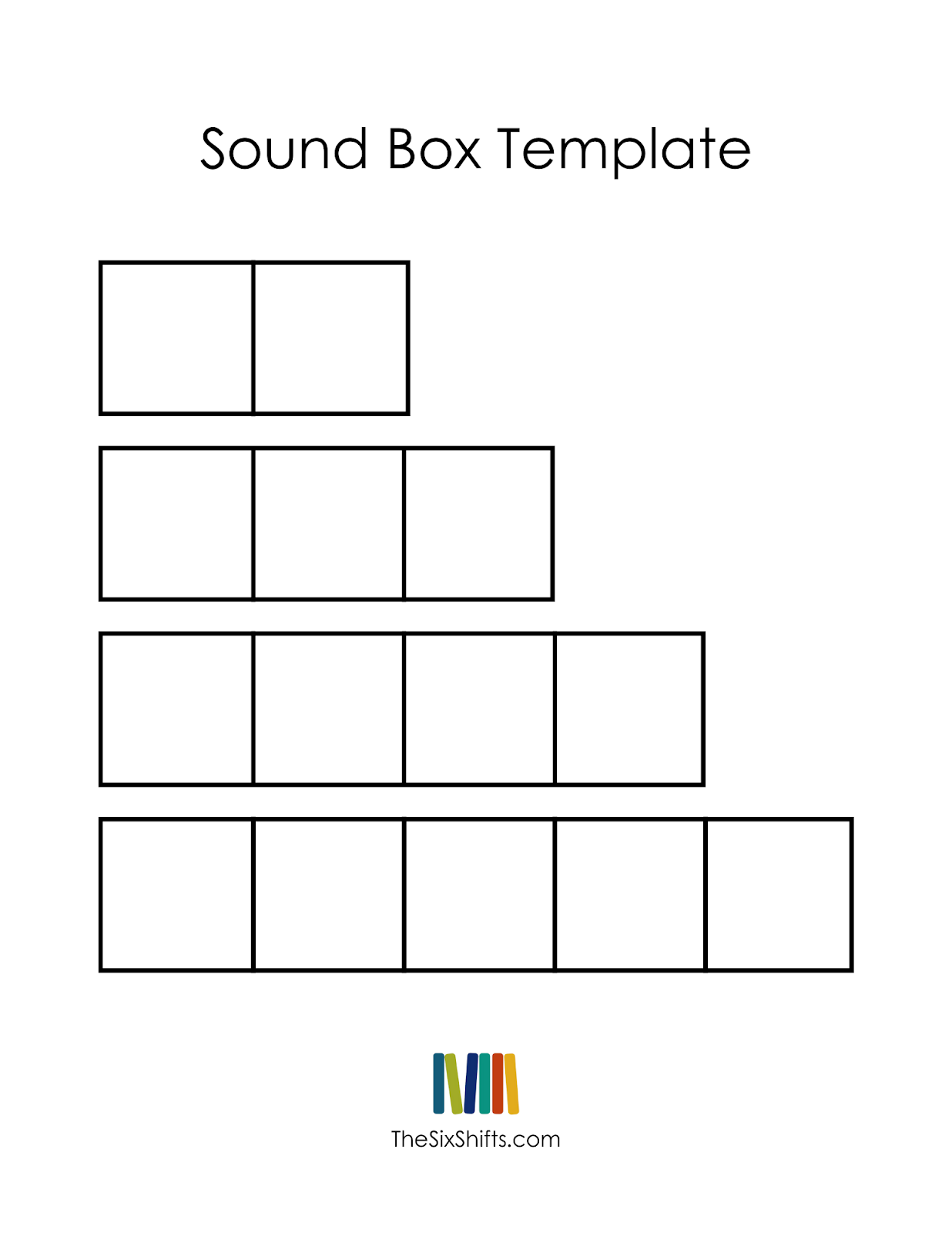 elkonin boxes printable elkonin boxes printable