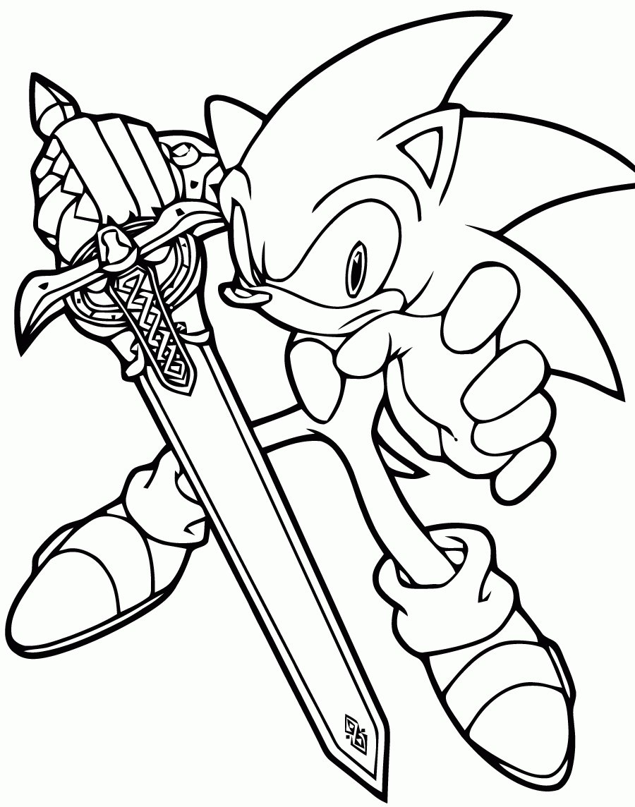 sonic coloring pages free printable sonic coloring pages free printable